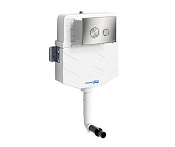 Wasserkraft Aller Бачок встраиваемый с механической кнопкой смыва, цвет: никель матовый 10TLT.031.ME.BN01