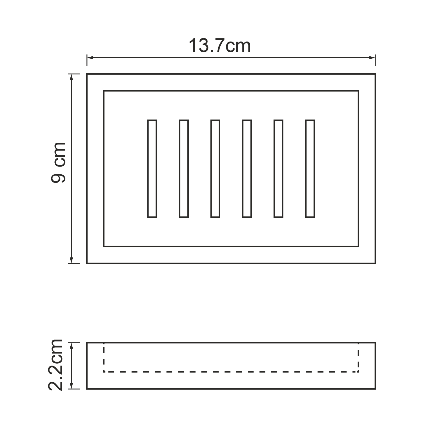 Wasserkraft Abens Мыльница настольная, полирезиновая цвет: черный K-3729