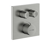 Wasserkraft Wern Смеситель термостатический встраиваемый, с внут. частью, на 2 потр., цвет: никель 4248 Thermo