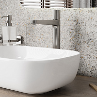 Wasserkraft Tauber 6400 Смеситель для раковины на 1 отв., без дк, излив 24,6 см, цвет: никель 6403H