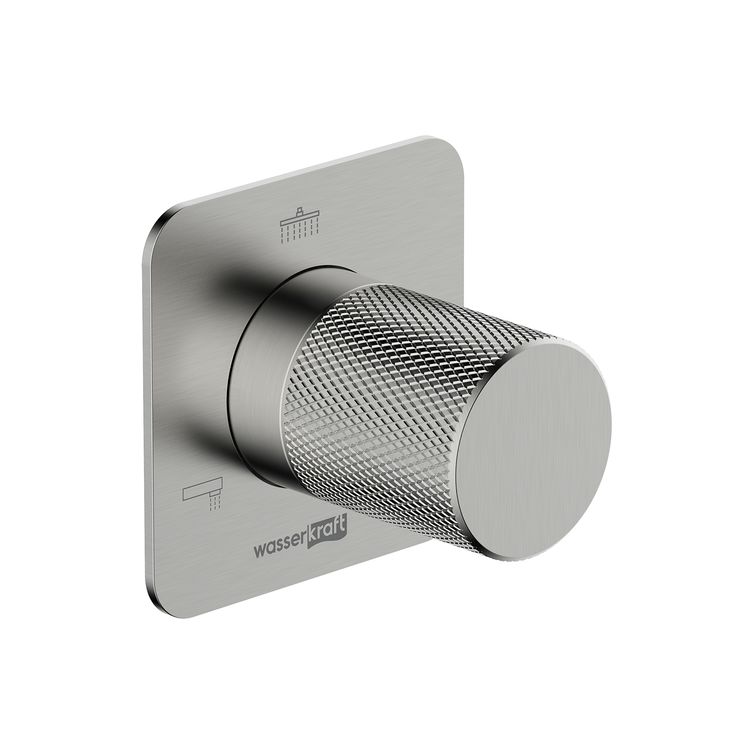 Wasserkraft Tauber 6400 Переключатель потоков на 3 источника, с внутренней частью, цвет: никель A297