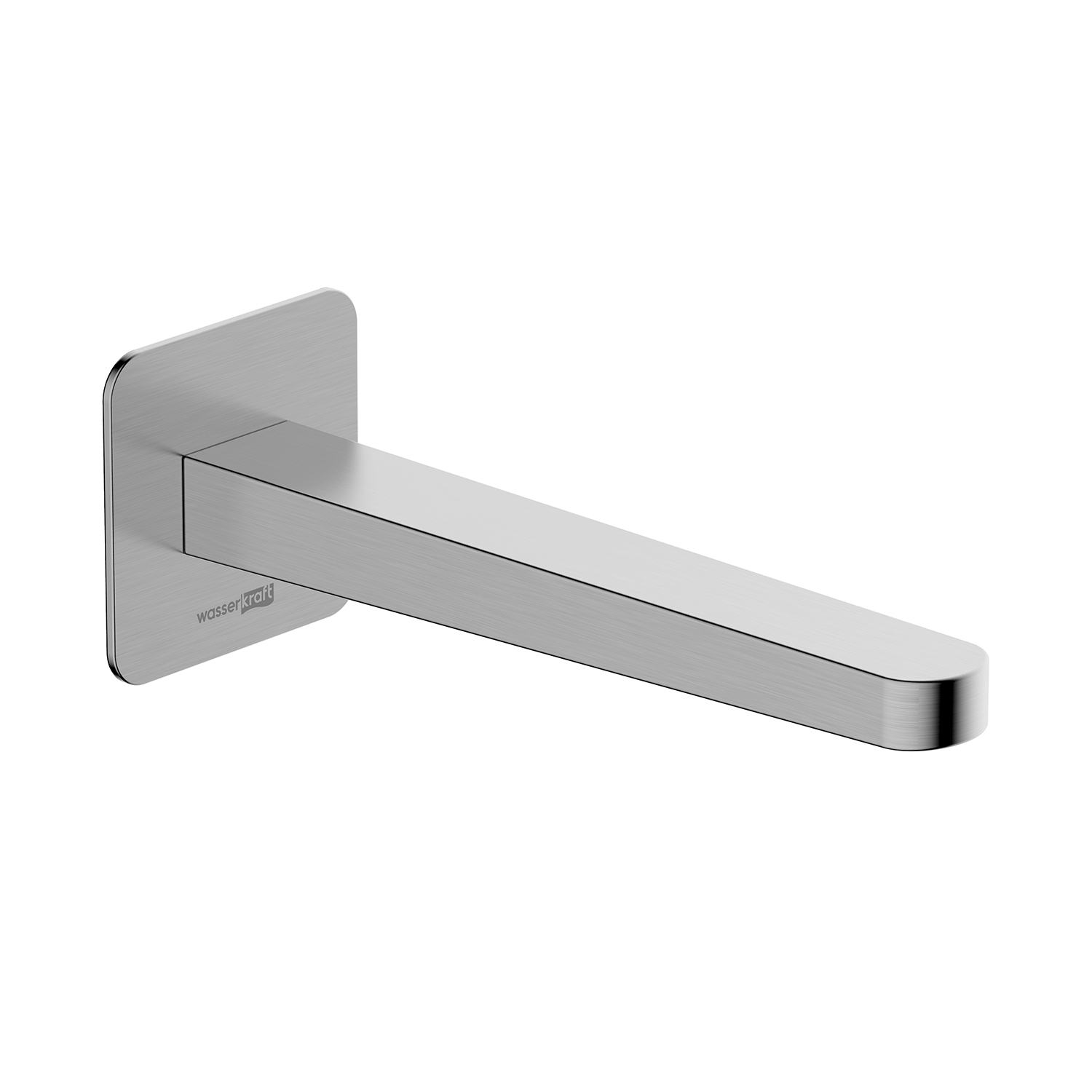 Wasserkraft Tauber 6400 Излив настенный для ванны, излив 20,5 см, цвет: никель A298