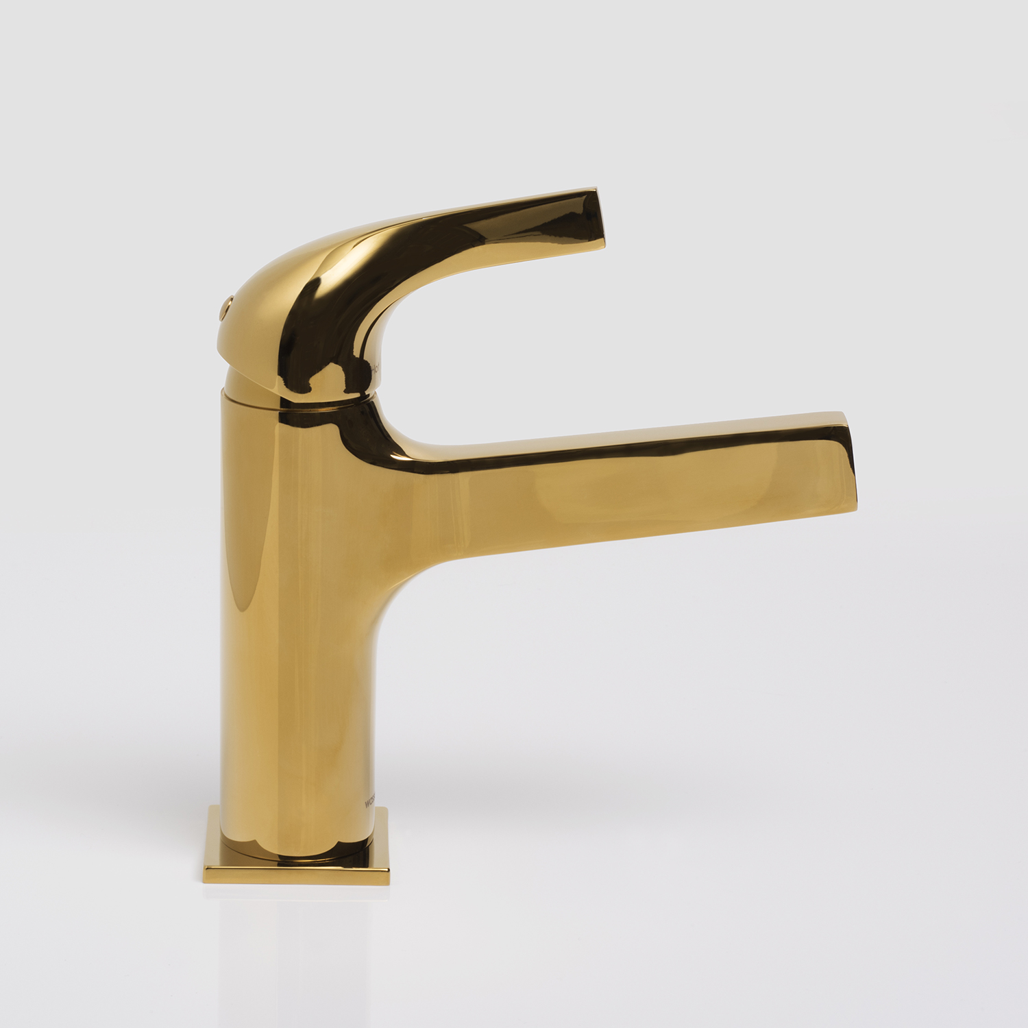 Wasserkraft Sauer 7100 Смеситель для раковины, без дк, высота излива 9,8 см, цвет: глянц. золото 7103