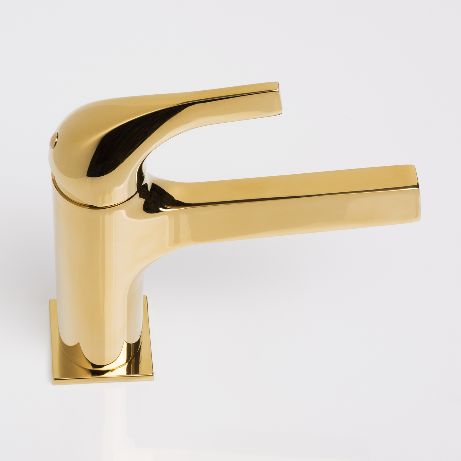 Wasserkraft Sauer 7100 Смеситель для раковины, без дк, высота излива 9,8 см, цвет: глянц. золото 7103