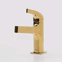 Wasserkraft Sauer 7100 Смеситель для раковины, без дк, высота излива 9,8 см, цвет: глянц. золото 7103