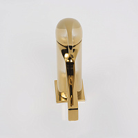 Wasserkraft Sauer 7100 Смеситель для раковины, без дк, высота излива 9,8 см, цвет: глянц. золото 7103