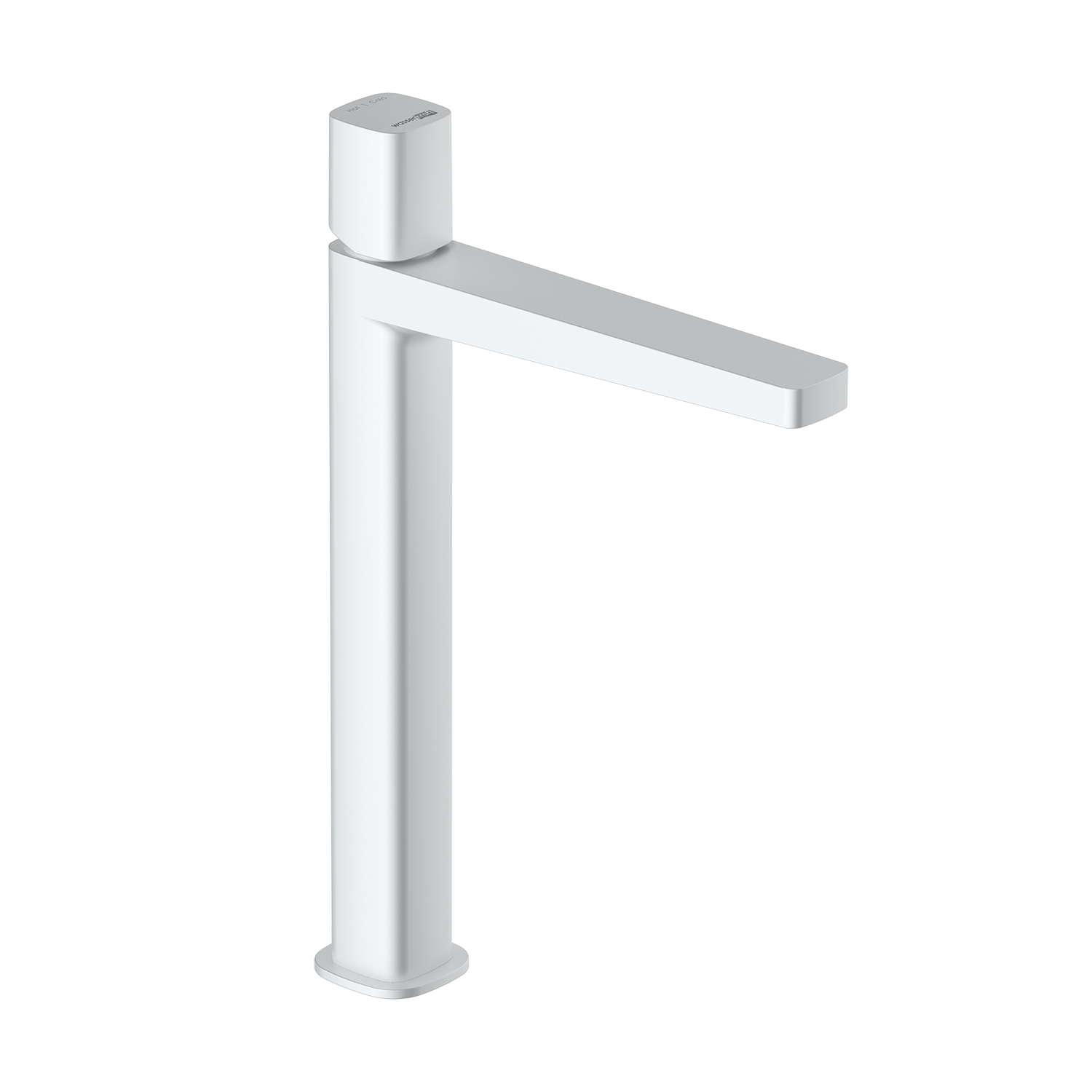 Wasserkraft Saale 9500 Смеситель для раковины, без дк, излив 24,6 см, цвет: белый soft-touch 9503H