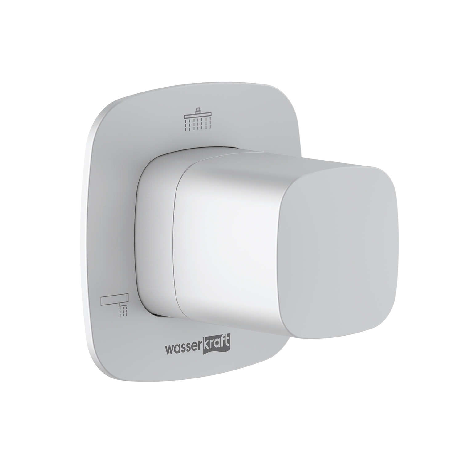 Wasserkraft Saale 9500 Переключатель потоков на 3 источника, с внутренней частью, цвет: белый A267