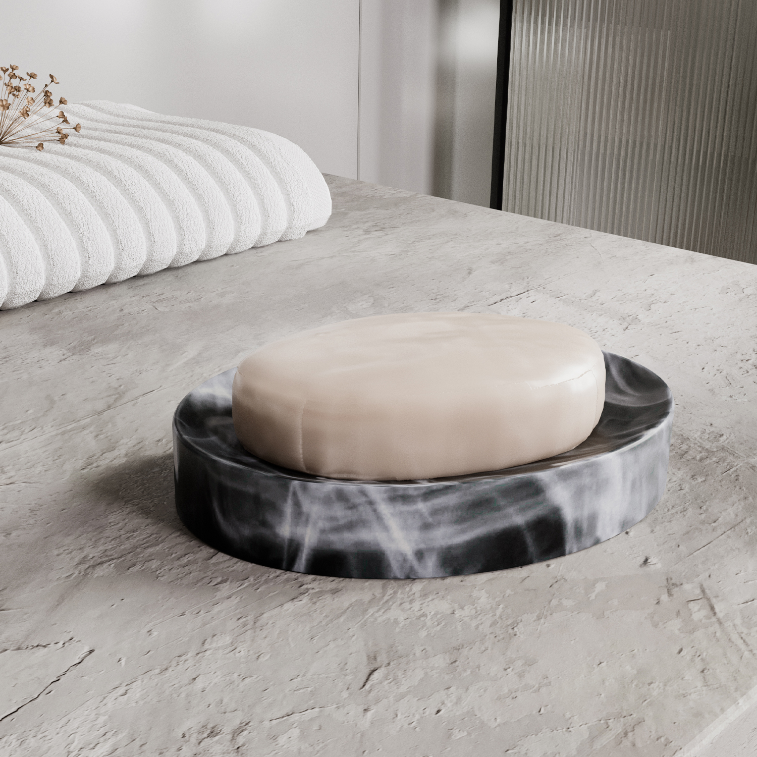 Wasserkraft Neime Мыльница настольная, полирезиновая цвет: черный K-1929