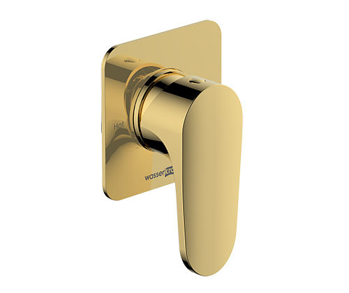 Wasserkraft Neckar 2100 Смеситель для душа встраиваемый, на 1 отв., цвет: глянц. золото 2151