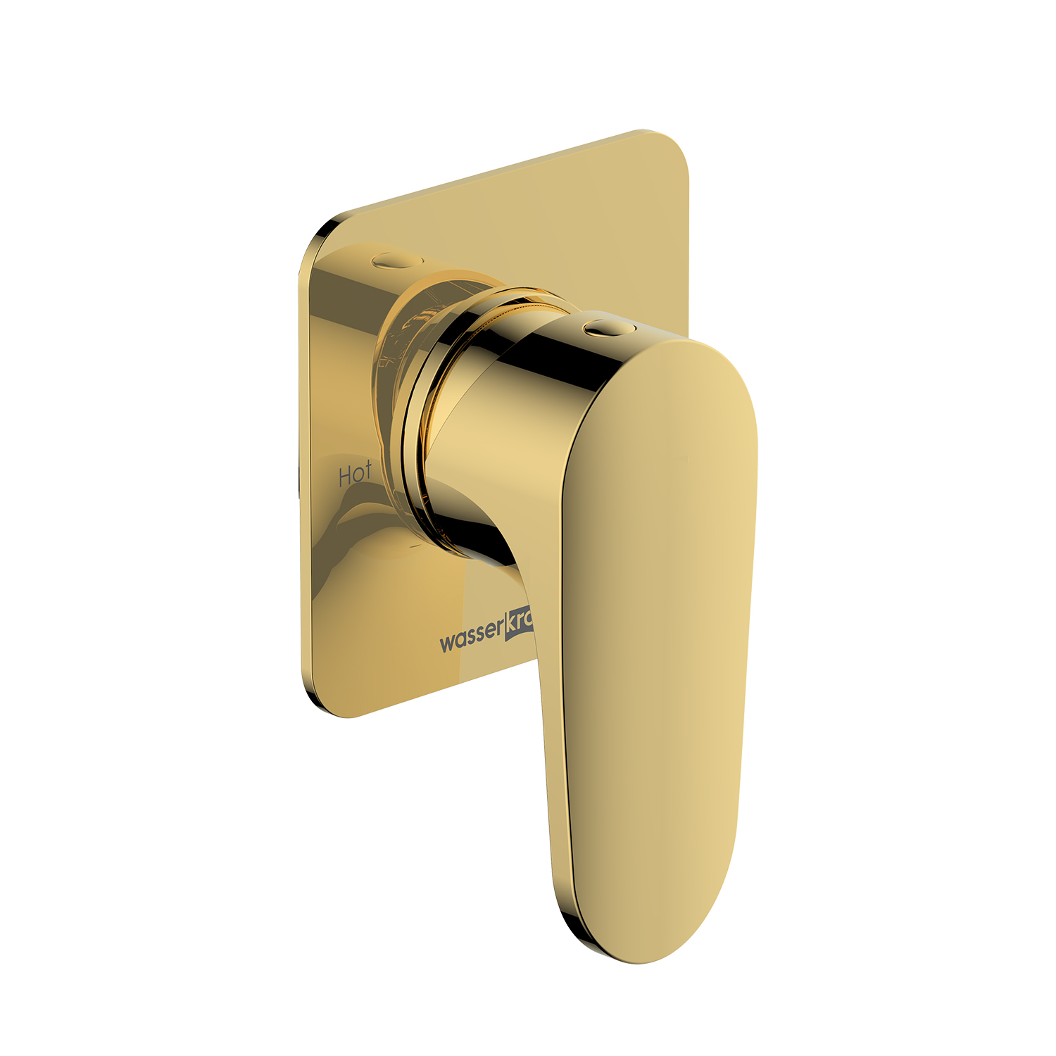 Wasserkraft Neckar 2100 Смеситель для душа встраиваемый, на 1 отв., цвет: глянц. золото 2151