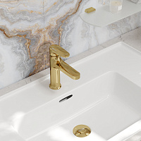 Wasserkraft Neckar 2100 Смеситель для раковины 1 отв., без дк, излив 10,4 см, цвет: глянц. золото 2103