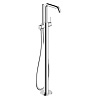 Hansgrohe Tecturis S Смеситель для ванны напольный, с ручным душем, внешняя часть, цвет: хром 73440000