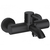 Kludi Bozz Смеситель для ванны и душа DN 15 настенный, цвет: черный матовый 386913976