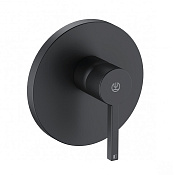 Kludi Nova Fonte Смеситель для душа встраиваемый, внешняя часть, цвет: черный матовый 206553915