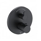 Kludi Nova Fonte Смеситель для ванны встраиваемый, внешняя часть, цвет: черный матовый 208303915