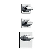 Bossini Apice Смеситель для душа встраиваемый, термостат., 2 запорных вентиля, цвет: chrome Z035203.030