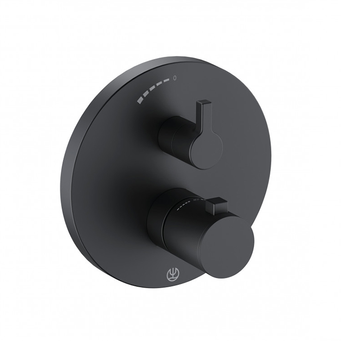 Kludi Nova Fonte Смеситель для душа встраиваемый, внешняя часть, цвет: черный матовый 208353915