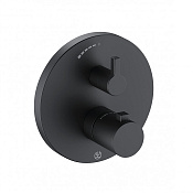 Kludi Nova Fonte Смеситель для душа встраиваемый, внешняя часть, цвет: черный матовый 208353915