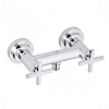 Kludi Nova Fonte Смеситель для душа DN 15 настенный, крестообразные рукоятки, цвет: хром 207100520