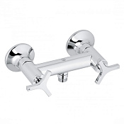 Kludi Nova Fonte Смеситель для душа DN 15 настенный, рукоятки Deco, цвет: хром 207100539