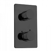 Bossini Oki Смеситель термостатический, встраиваемый, с девиатором, цвет: mat black Z00002.073