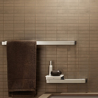 Axor Universal Полотенцедержатель с рейлингом 60 см подвесной, латунь, цвет: никель 42832820