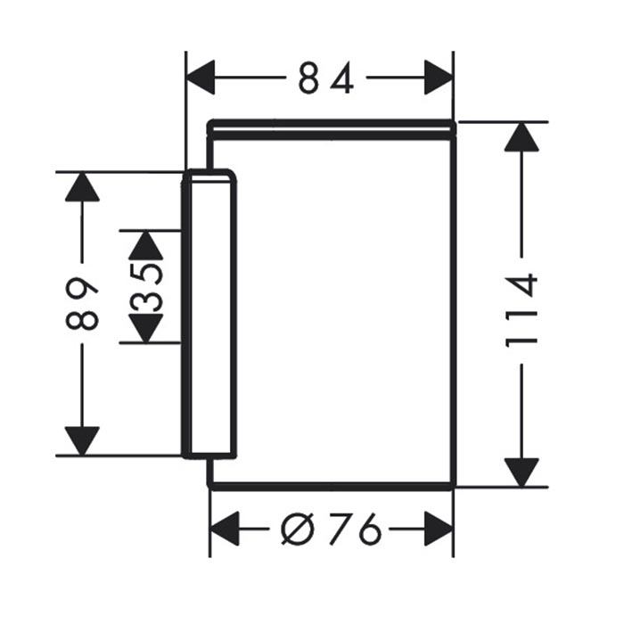 Axor Universal Circular Стакан подвесной, латунь, цвет: золото 42804250