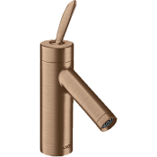 Axor Starck Смеситель для раковины на 1 отверстие с донным клап., цвет: шлифованное розовое золото 10010310