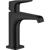 Axor Citterio E Смеситель для раковины на 1 отверстие с донным клапаном, цвет: матовый черный 36111670