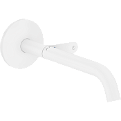 Axor One Смеситель для раковины встраиваемый внешняя часть, с донным клапаном, цвет: матовый белый 48112700