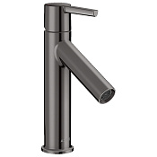 Axor Starck Смеситель для раковины на 1 отверстие с донным клапаном, цвет: полированный черный хром 10003330