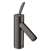 Axor Starck Смеситель для раковины на 1 отверстие с донным клапаном, цвет: шлифованный черный хром 10010340