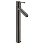 Axor Starck Смеситель для раковины высокий на 1 отверстие с дон. кл., цвет: шлифованный черный хром 10103340