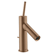 Axor Starck Смеситель для раковины на 1 отверстие с донным клап., цвет: шлифованное розовое золото 10116310