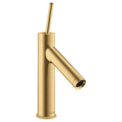 Axor Starck Смеситель для раковины однорычажный на 1 отверстие с дон. кл., цвет: шлифованное золото 10117250