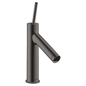 Axor Starck Смеситель для раковины на 1 отверстие с донным клапаном, цвет: шлифованный черный хром 10117340