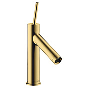 Axor Starck Смеситель для раковины на 1 отверстие с донным клапаном, цвет: полированное золото 10117990