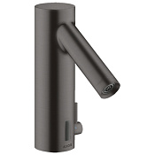 Axor Starck Смеситель для раковины электронный без донного клапана, цвет: шлифованный черный хром 10140340