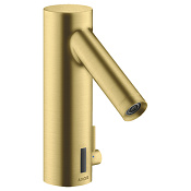 Axor Starck Смеситель для раковины электронный без донного клапана, цвет: шлифованная латунь 10140950