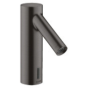 Axor Starck Смеситель для раковины электронный без донного клапана, цвет: шлифованный черный хром 10145340