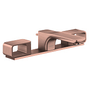 Axor Urquiola Смеситель для раковины на 3 отверстия с дон. клап., цвет: шлифованное розовое золото 11040310