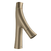 Axor Starck Organic Смеситель для раковины на 1 отверстие с донным клап., цвет: шлифованный никель 12011820