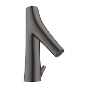 Axor Starck Organic Смеситель для раковины электронный без дон. клап., цвет: шлифованный черный хром 12173340