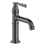 Axor Montreux Смеситель для раковины на 1 отверстие с донным клапаном, цвет: шлифованный черный хром 16516340