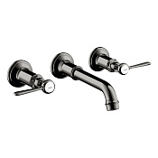 Axor Montreux Смеситель для раковины встраиваемый внешняя часть, с д/к, цвет: полир. черный хром 16534330