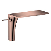 Axor Massaud Смеситель для раковины высокий на 1 отверстие с д/к, цвет: полированное розовое золото 18020300