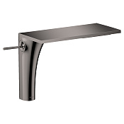 Axor Massaud Смеситель для раковины высокий на 1 отверстие с дон. клап., цвет: полиров. черный хром 18020330