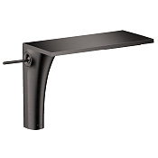 Axor Massaud Смеситель для раковины высокий на 1 отверстие с дон. кл., цвет: шлифованный черный хром 18020340