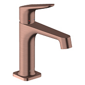 Axor Citterio M Смеситель для раковины на 1 отверстие с дон. клап., цвет: шлифованное розовое золото 34010310